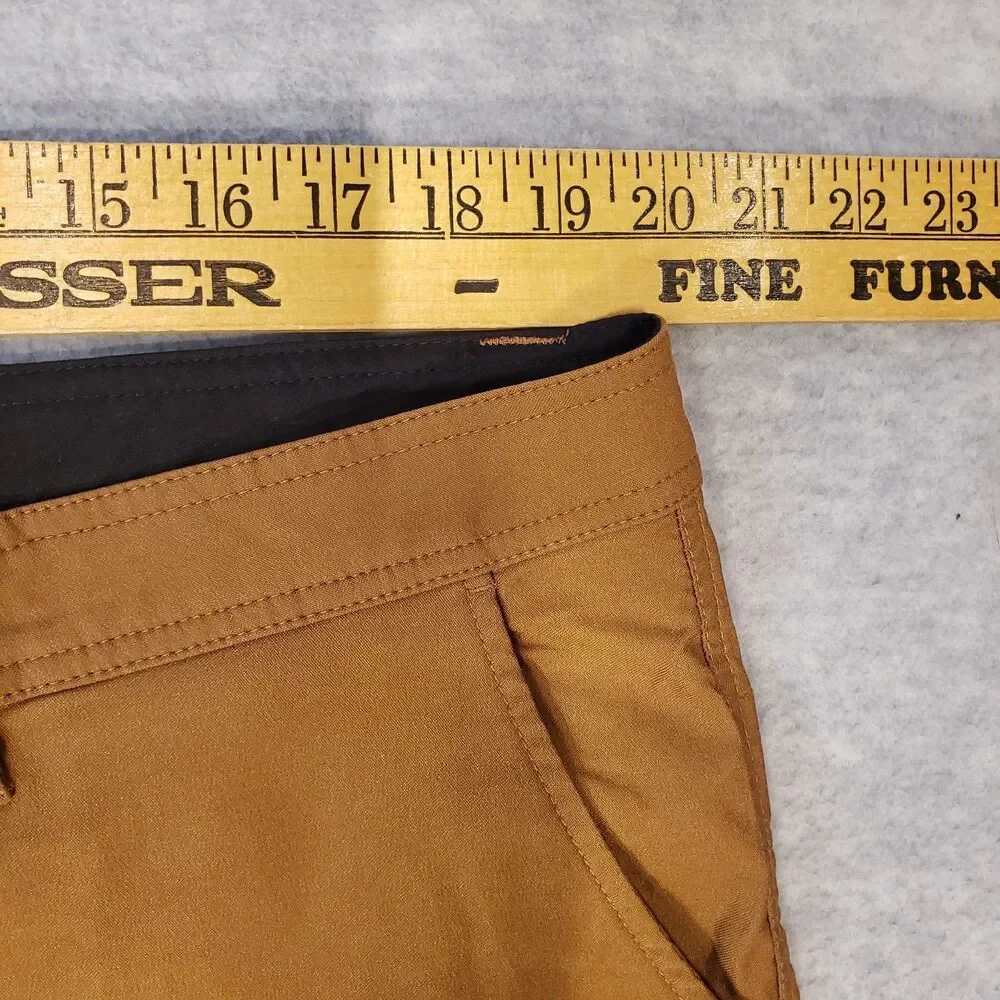 Prana Alameda Shorts Mens 40‎ Tan Khaki Re-zion Ripstop Hiking Outdoors Camping - Picture 4 of 7